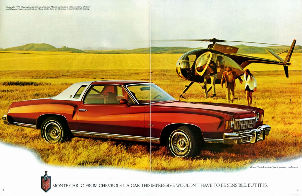 1975 Chevrolet Monte Carlo Brochure Page 2